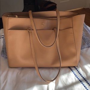 Tory Burch Robinson Leather Tote
